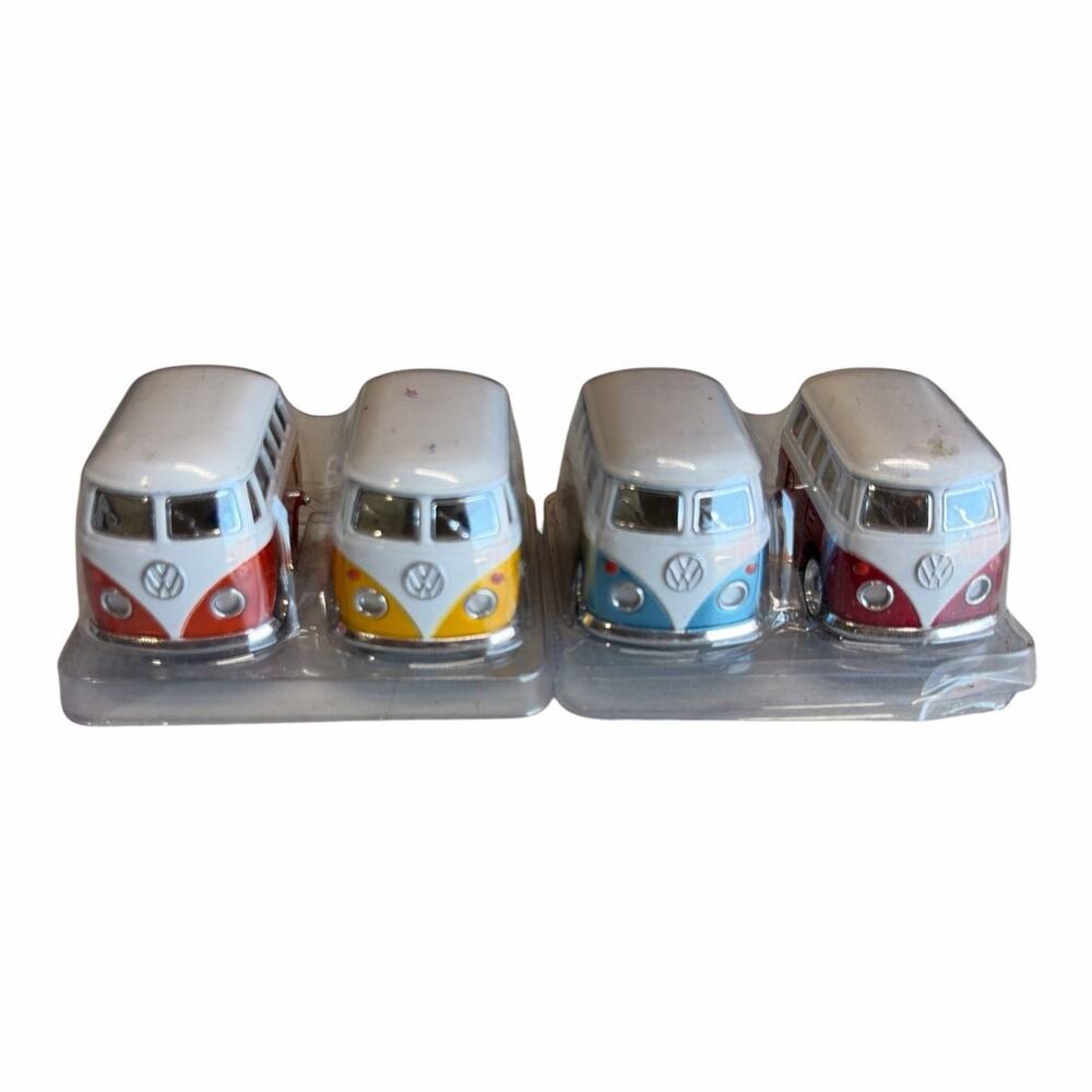 Volkswagen VW Bus Keychain Lot of 4 Official Licensed Camper Van Key Rings